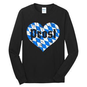 Prost Bavarian Heart Bayern Cute Oktoberfest Tall Long Sleeve T-Shirt