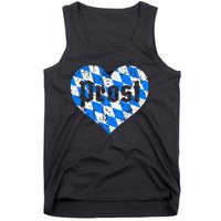 Prost Bavarian Heart Bayern Cute Oktoberfest Tank Top