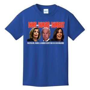 Pelosi Biden Harris Are Dumb & Dumber & Dumbest Kids T-Shirt