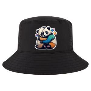 Panda Bear Hugs Love Cool Comfort Performance Bucket Hat