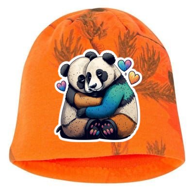 Panda Bear Hugs Love Kati - Camo Knit Beanie