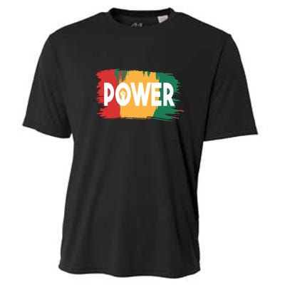 Power Black History Freedom Gift For Black History Month Cooling Performance Crew T-Shirt