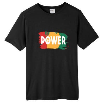 Power Black History Freedom Gift For Black History Month Tall Fusion ChromaSoft Performance T-Shirt