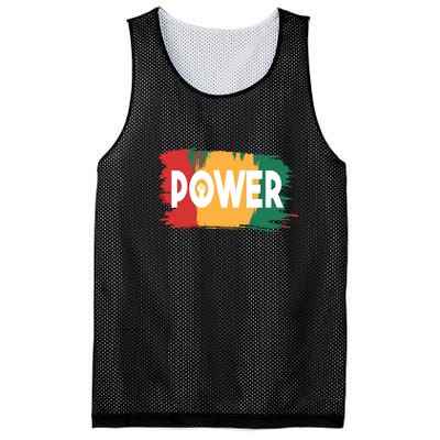 Power Black History Freedom Gift For Black History Month Mesh Reversible Basketball Jersey Tank