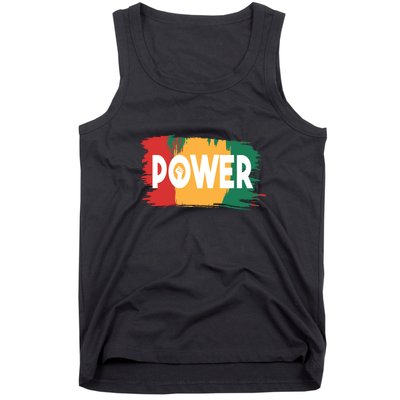 Power Black History Freedom Gift For Black History Month Tank Top