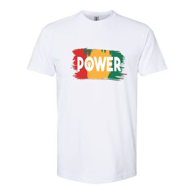 Power Black History Freedom Gift For Black History Month Softstyle CVC T-Shirt