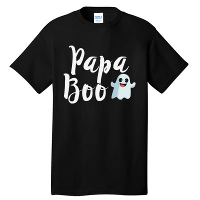 Papa Boo Halloween Family Matching Ghost Dad Tall T-Shirt