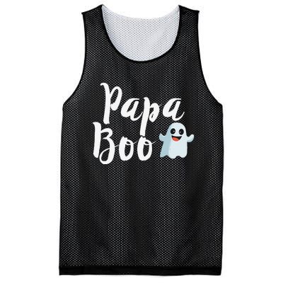 Papa Boo Halloween Family Matching Ghost Dad Mesh Reversible Basketball Jersey Tank