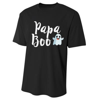 Papa Boo Halloween Family Matching Ghost Dad Performance Sprint T-Shirt