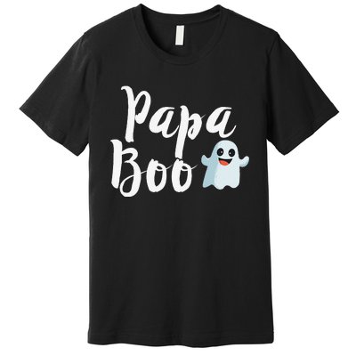 Papa Boo Halloween Family Matching Ghost Dad Premium T-Shirt