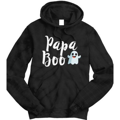 Papa Boo Halloween Family Matching Ghost Dad Tie Dye Hoodie