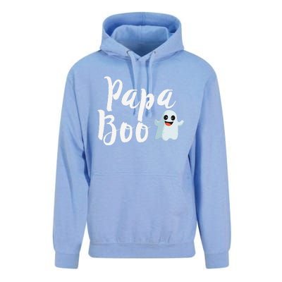 Papa Boo Halloween Family Matching Ghost Dad Unisex Surf Hoodie