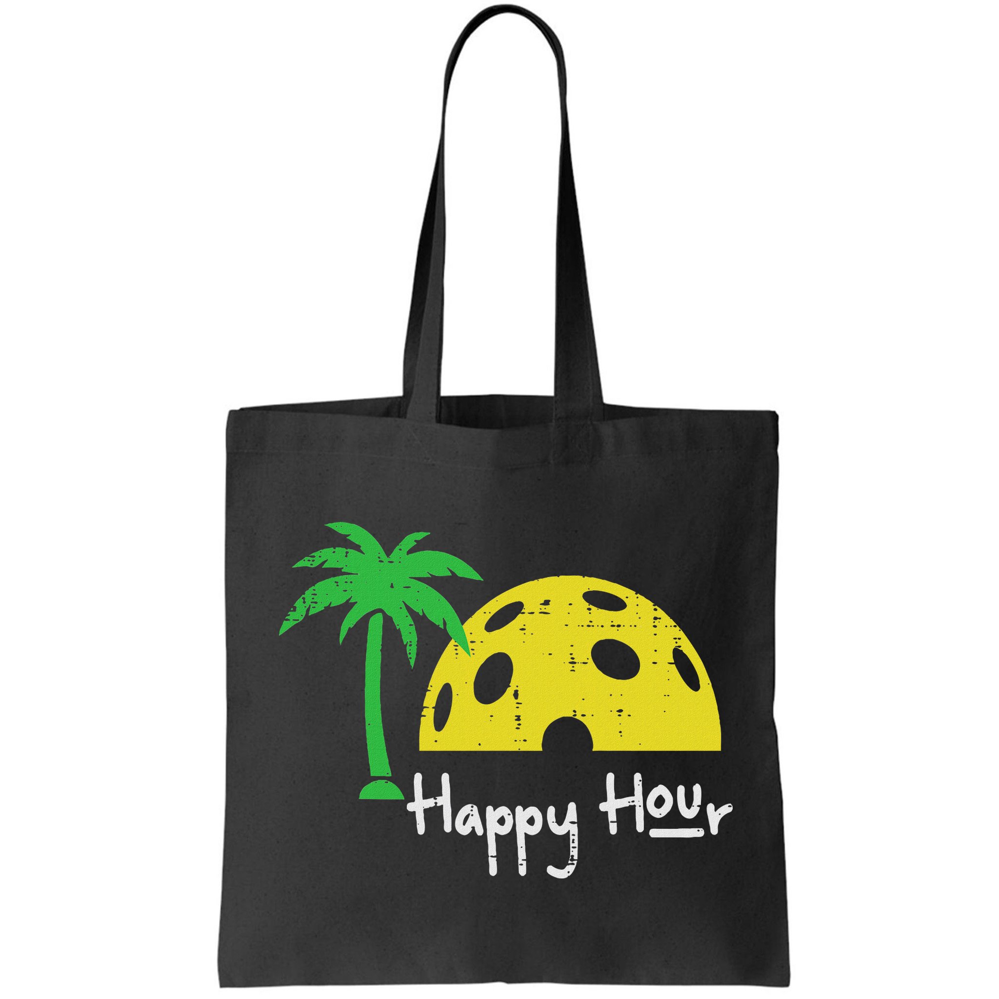 Pickle Ball Happy Hour Palm Tree Pickleball Women Bag