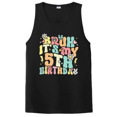 Pastel Bruh ItS My 5th Birthday 5 Year Old Birthday PosiCharge Competitor Tank