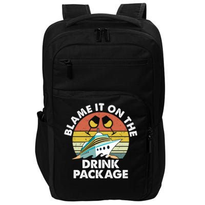 Ped6 Blame It On The Package Retro Ing Cruise Gift Impact Tech Backpack