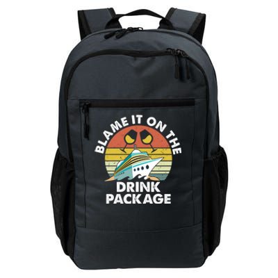 Ped6 Blame It On The Package Retro Ing Cruise Gift Daily Commute Backpack