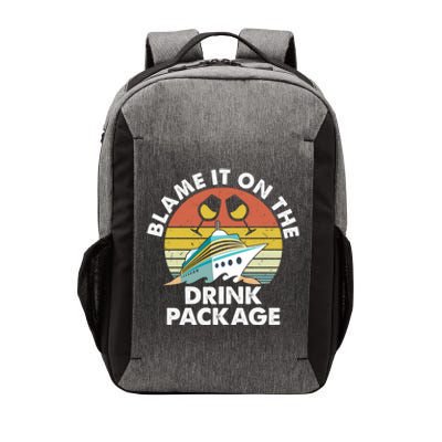 Ped6 Blame It On The Package Retro Ing Cruise Gift Vector Backpack