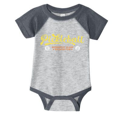 Pickleball Bainbridge Island 1965 Vintage Pickleball Infant Baby Jersey Bodysuit