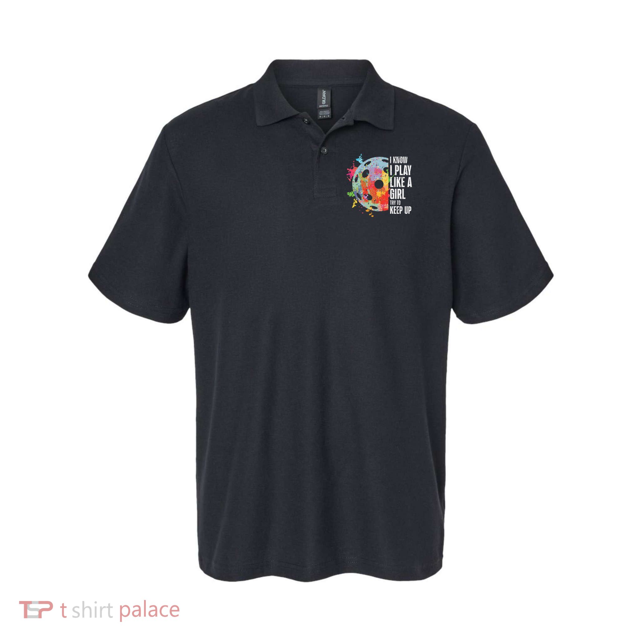 Pickle Ball I Play Like A Girl Pickleball Women Girls Kids Polo