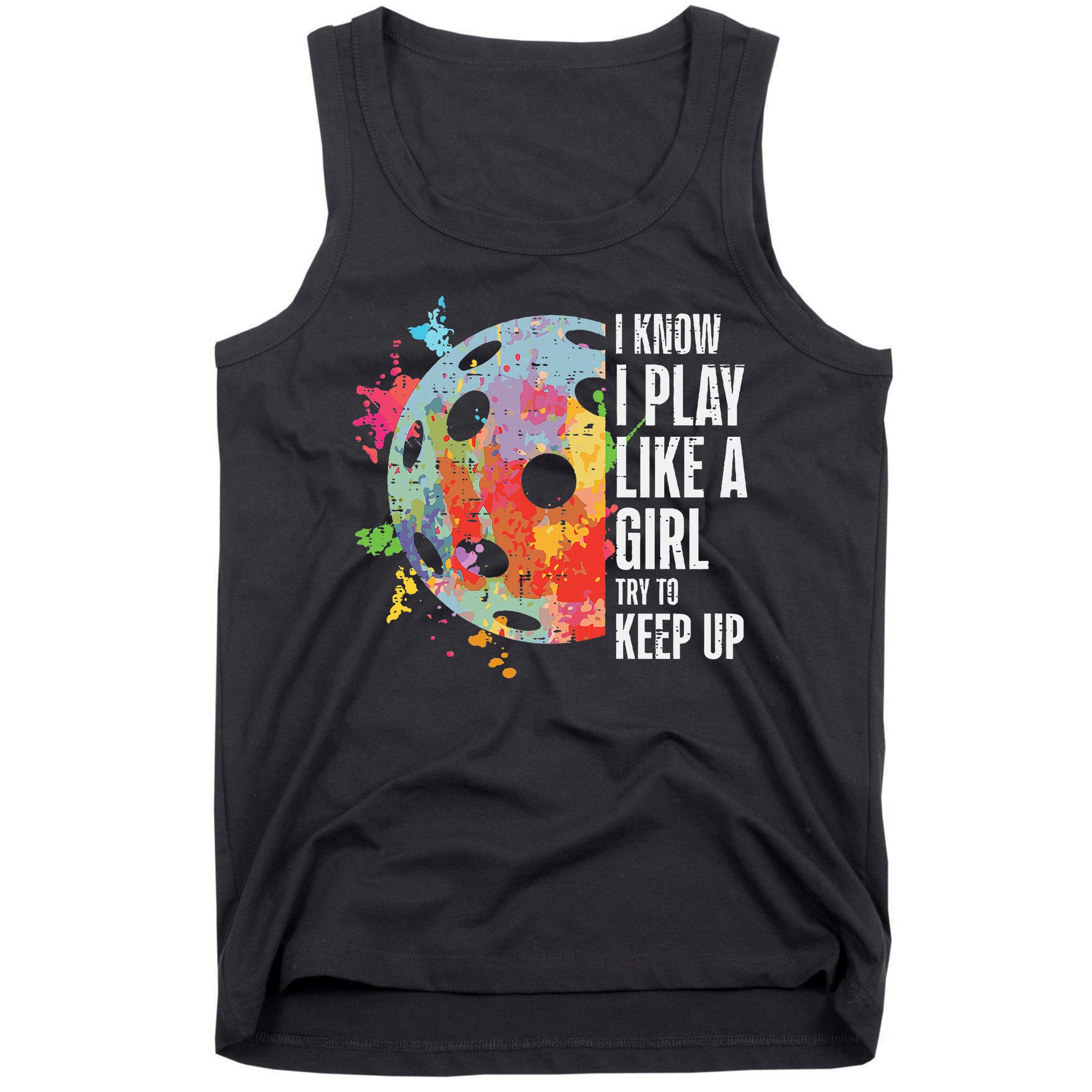 Pickle Ball I Play Like A Girl Pickleball Women Girls Kids Tank Top