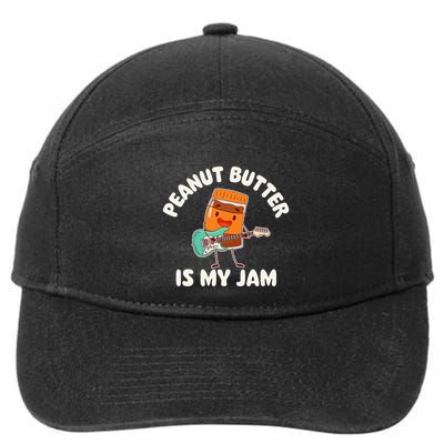 Peanut Butter Is My Jam Peanut Butter Lover 7-Panel Snapback Hat