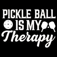 Pickle Ball Is My Therapy Gift For Pickleball Player Team Sport Visor