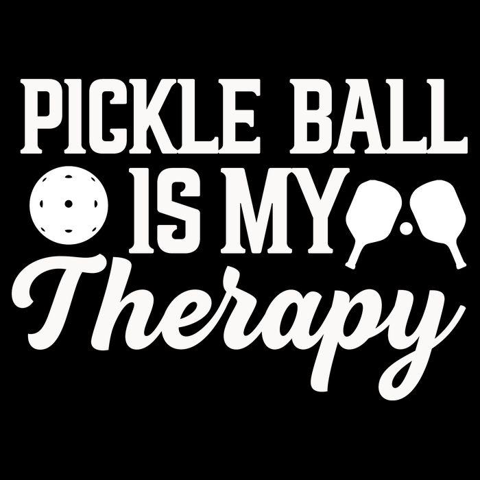 Pickle Ball Is My Therapy Gift For Pickleball Player Team Sport Visor