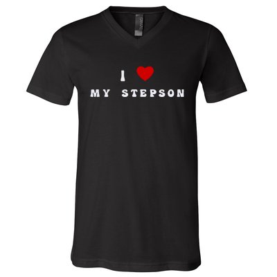 Penny Barber I Love My Stepson V-Neck T-Shirt