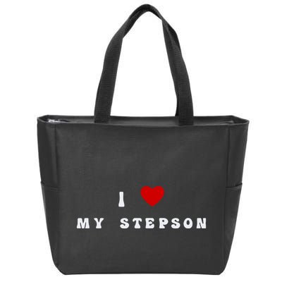 Penny Barber I Love My Stepson Zip Tote Bag