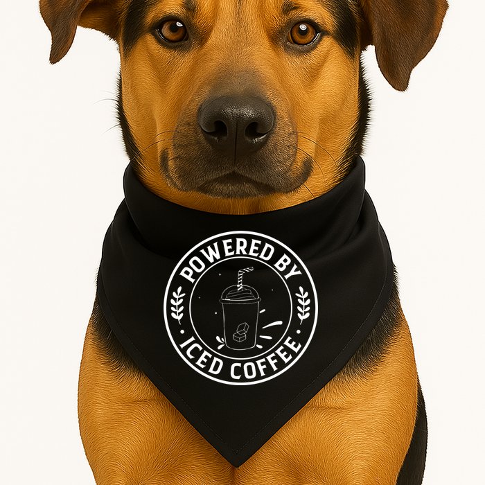 Powered By Iced Coffee USA-Made Doggie Bandana