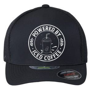 Powered By Iced Coffee Flexfit Unipanel Trucker Cap