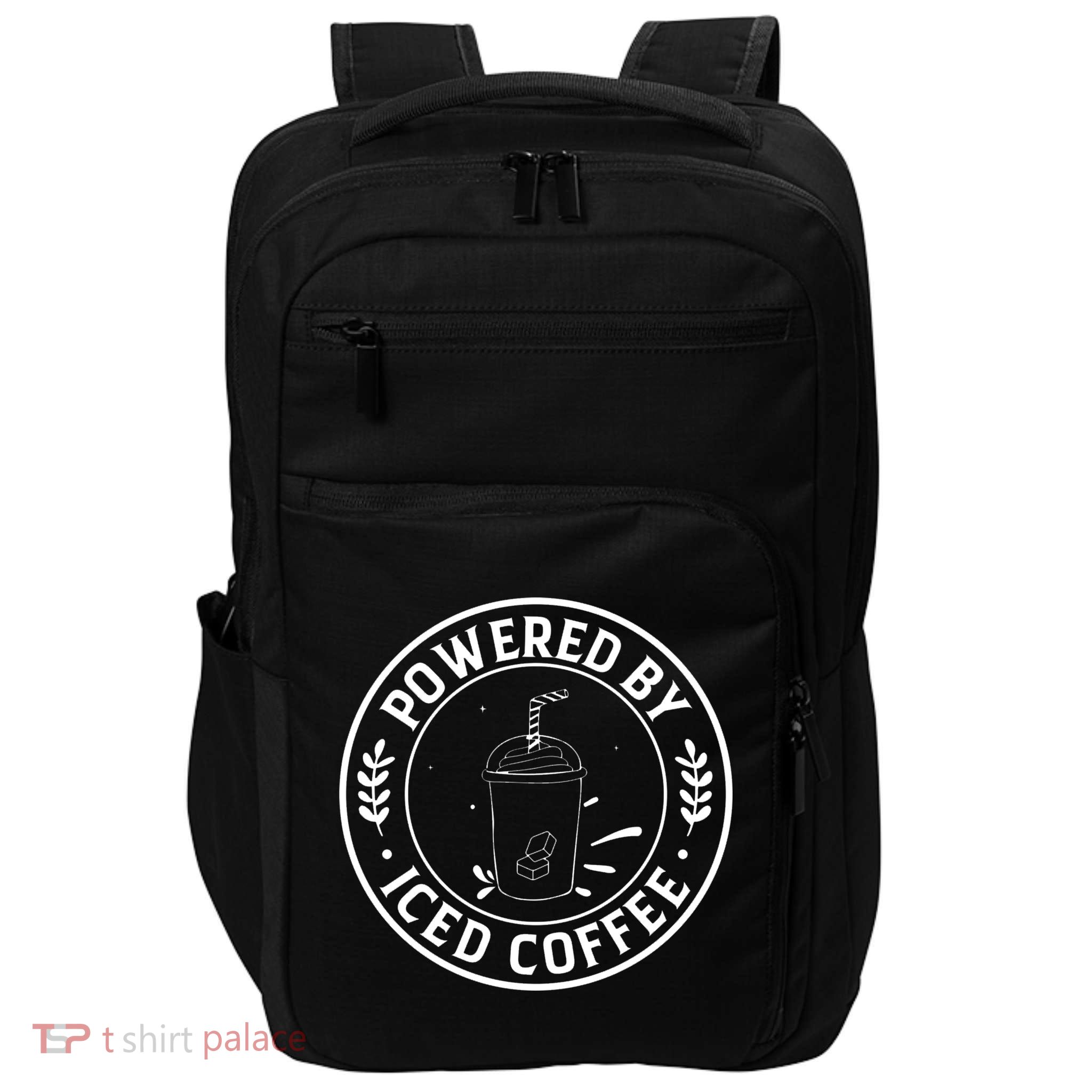 Powered By Iced Coffee Impact Tech Backpack