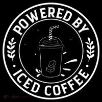 Powered By Iced Coffee Button