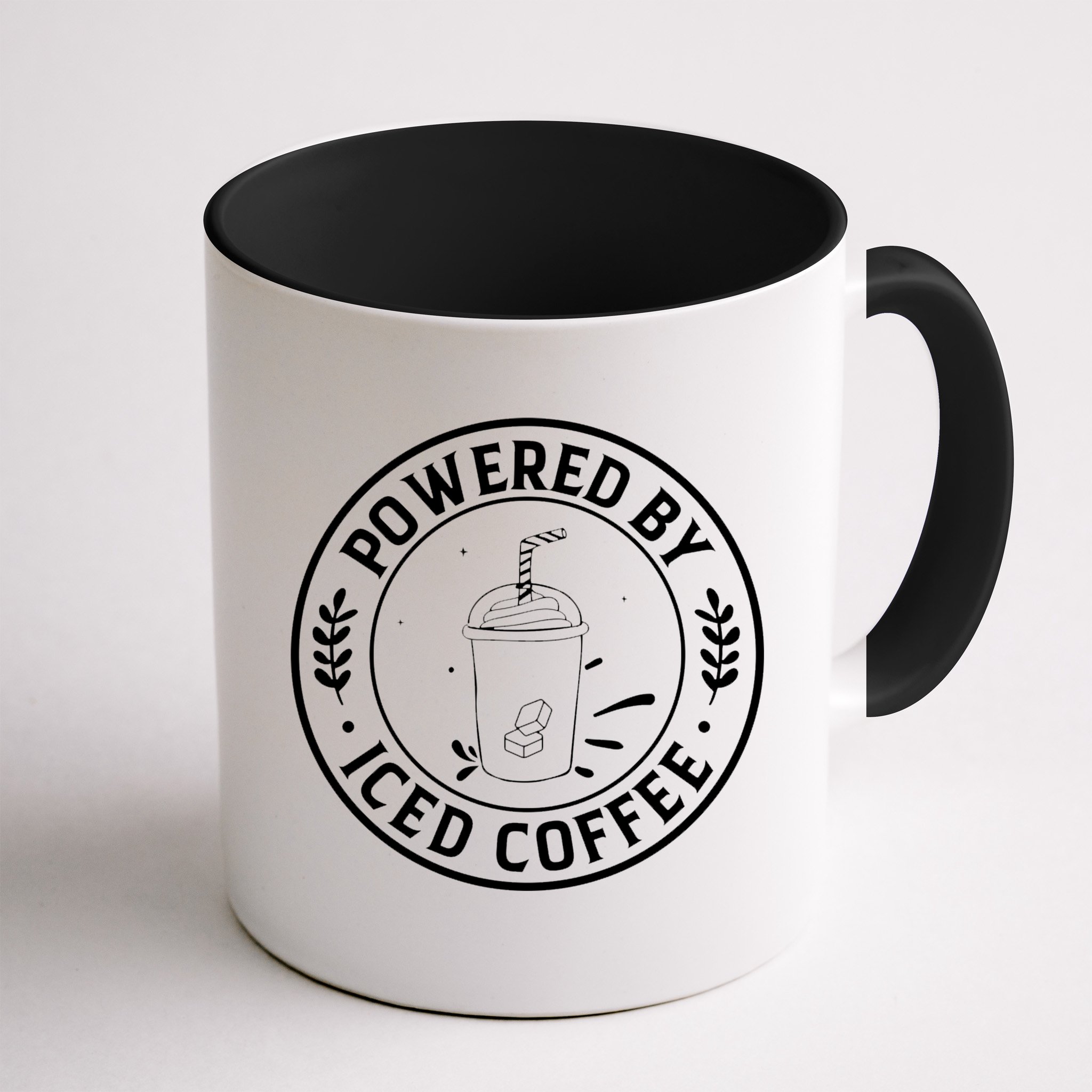Powered By Iced Coffee Mug