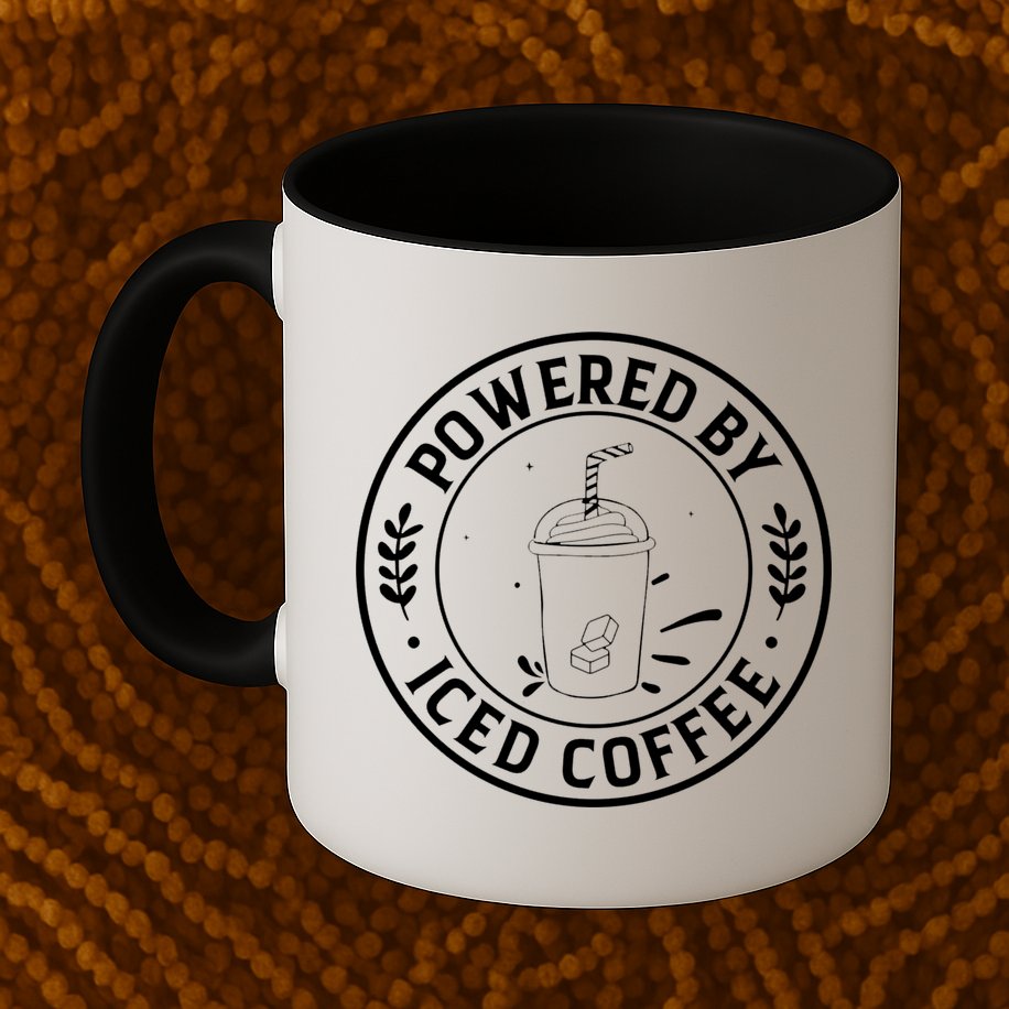 Powered By Iced Coffee Mug