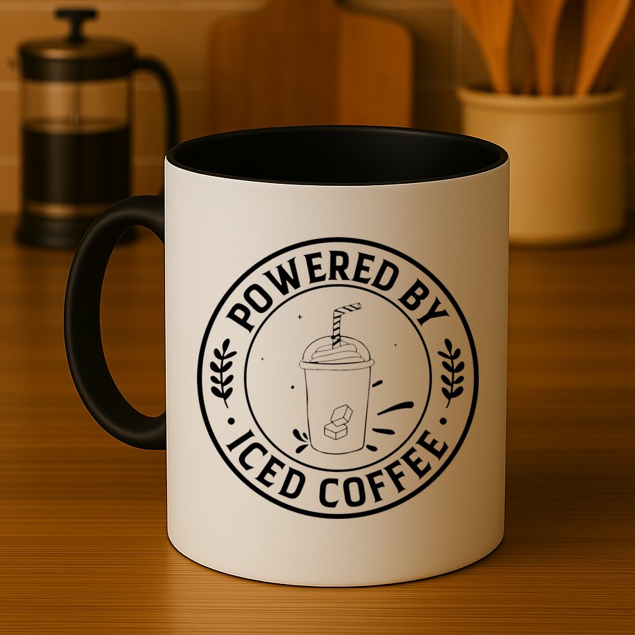 Powered By Iced Coffee Mug