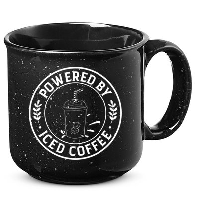 Powered By Iced Coffee 15oz Campfire Ceramic Mug