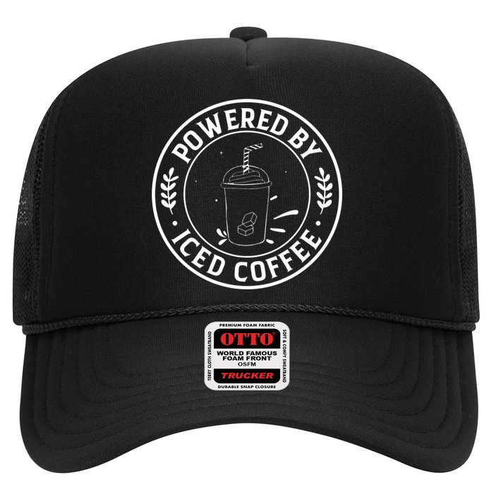 Powered By Iced Coffee Trucker Hat