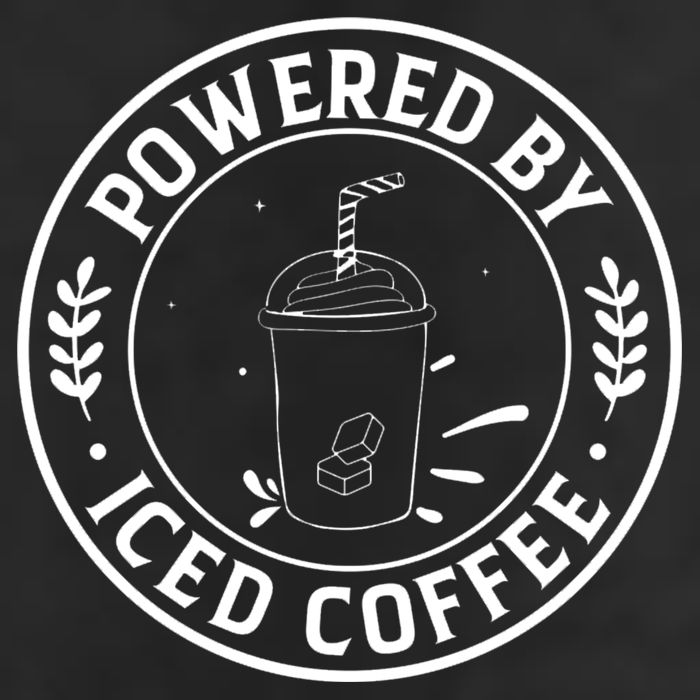 Powered By Iced Coffee Trucker Hat