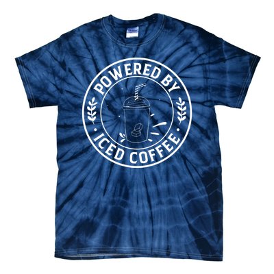 Powered By Iced Coffee Tie-Dye T-Shirt