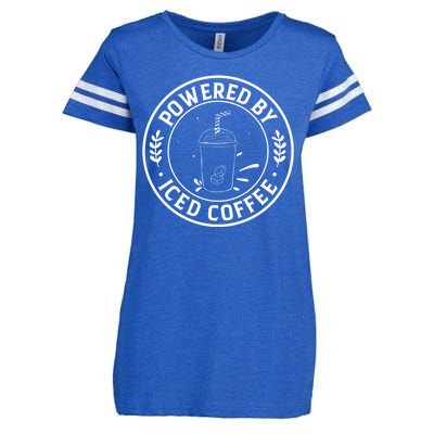 Powered By Iced Coffee Enza Ladies Jersey Football T-Shirt