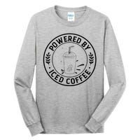 Powered By Iced Coffee Tall Long Sleeve T-Shirt