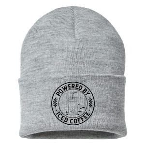 Powered By Iced Coffee Sustainable Knit Beanie