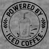 Powered By Iced Coffee Baby Bodysuit