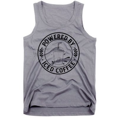 Powered By Iced Coffee Tank Top