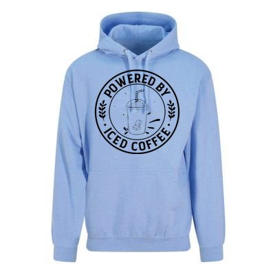 Powered By Iced Coffee Unisex Surf Hoodie