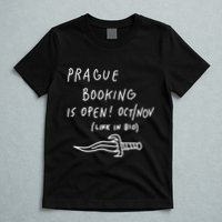 Prague Booking Is Open Oct Nov Link In Bio T-Shirt