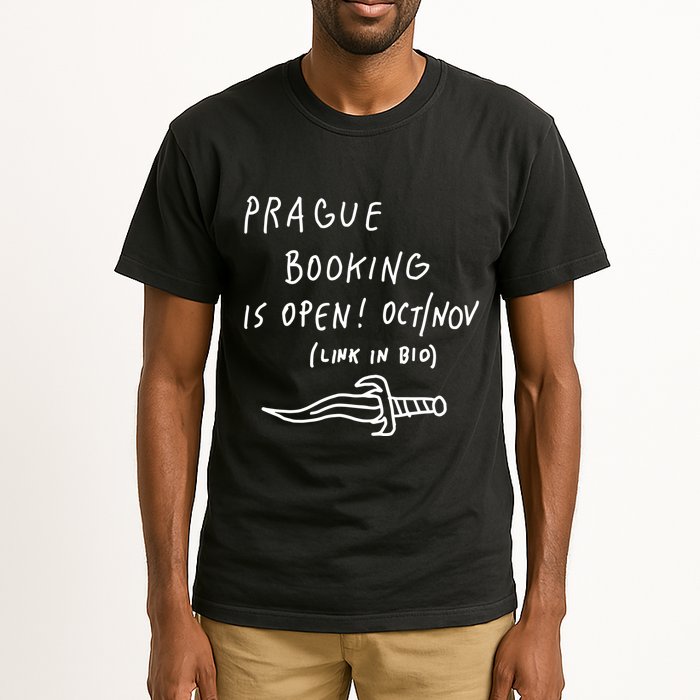 Prague Booking Is Open Oct Nov Link In Bio Tall T-Shirt