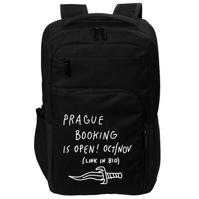Prague Booking Is Open Oct Nov Link In Bio Impact Tech Backpack