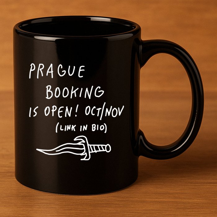 Prague Booking Is Open Oct Nov Link In Bio 11oz C Handle Ceramic Mug